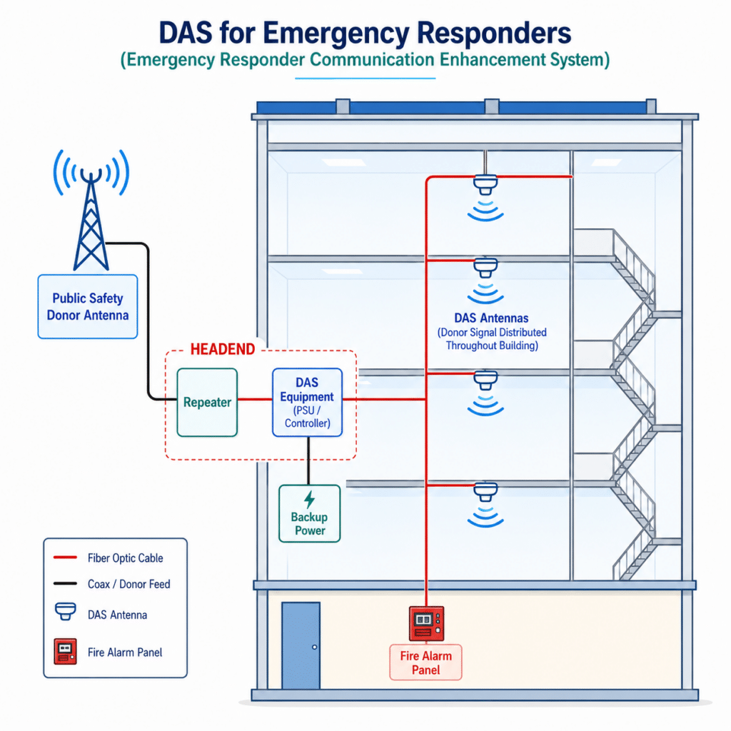 MSB Consulting Engineers ERCES DAS for Emergency Responders in-building
